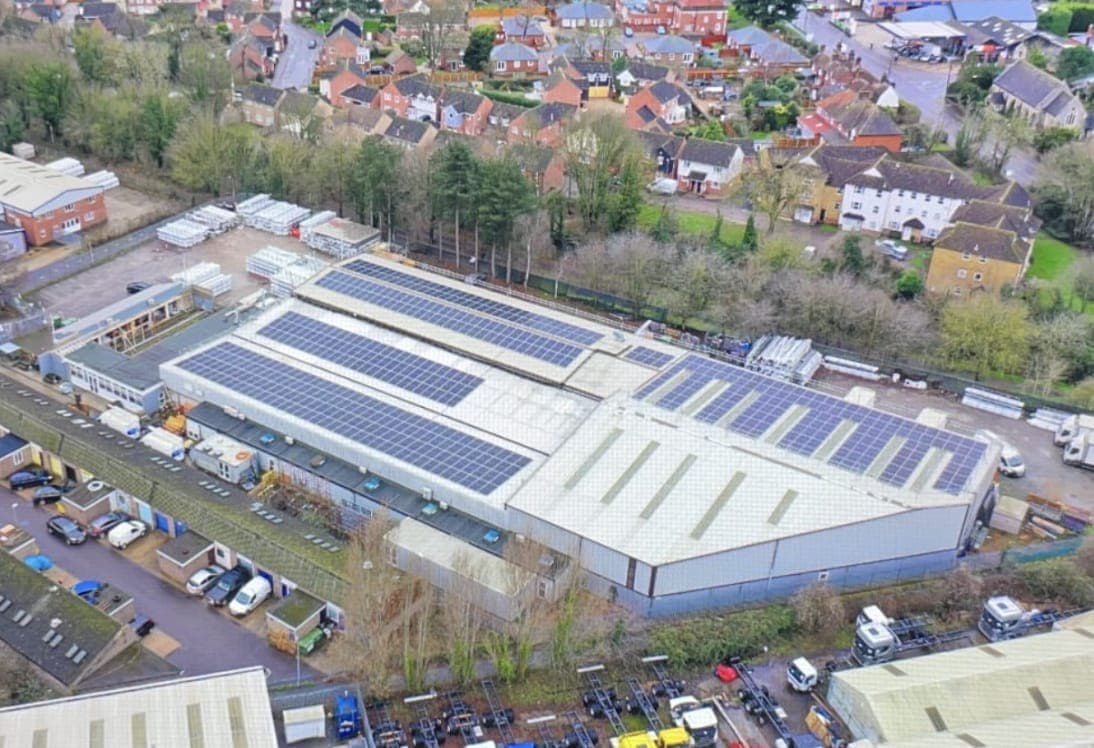 Chelmsford rooftop solar system