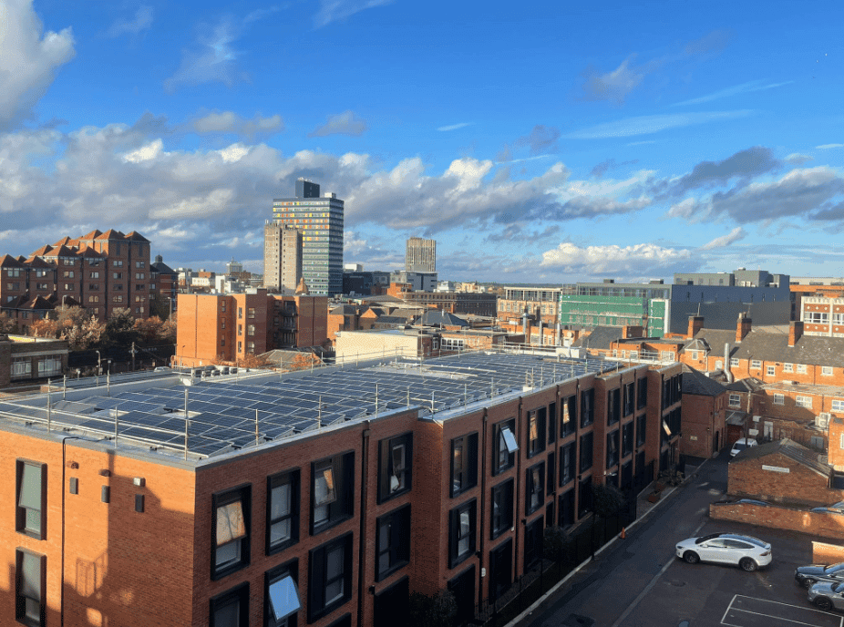 Leicester rooftop solar system